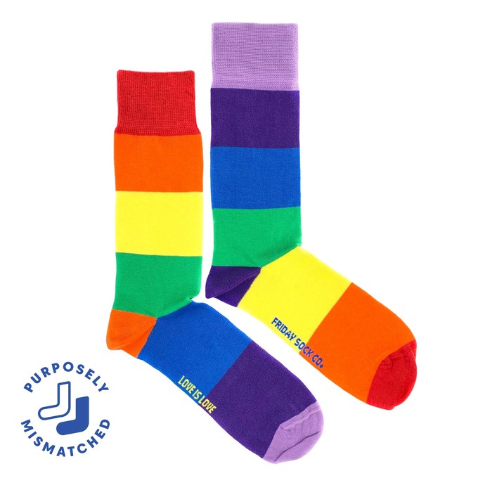 Sokken regenboog (love is love) from Fairy Positron