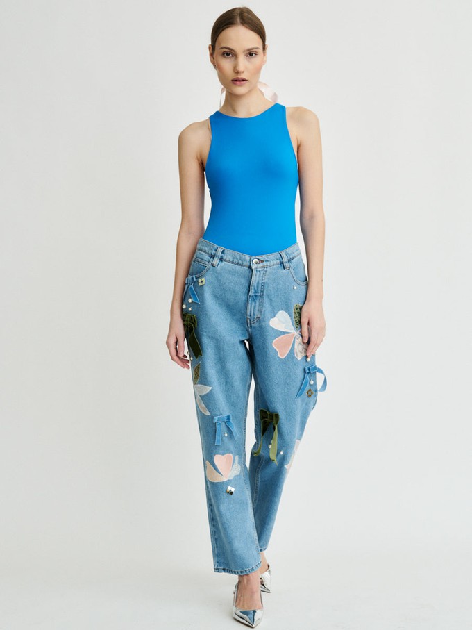Dahlia Patchwork Jeans from Fanfare Label