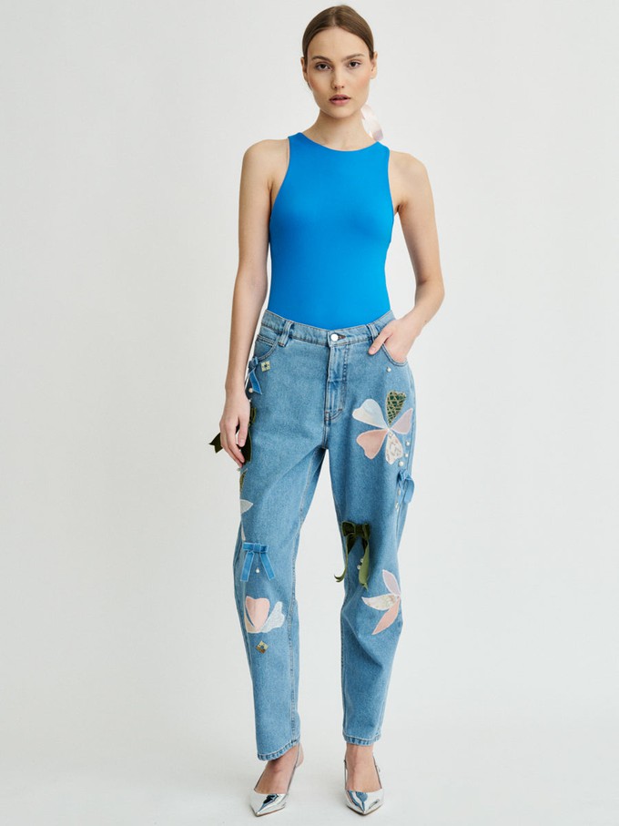 Dahlia Patchwork Jeans from Fanfare Label