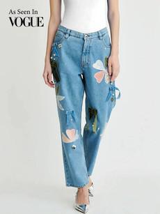 Dahlia Patchwork Jeans via Fanfare Label