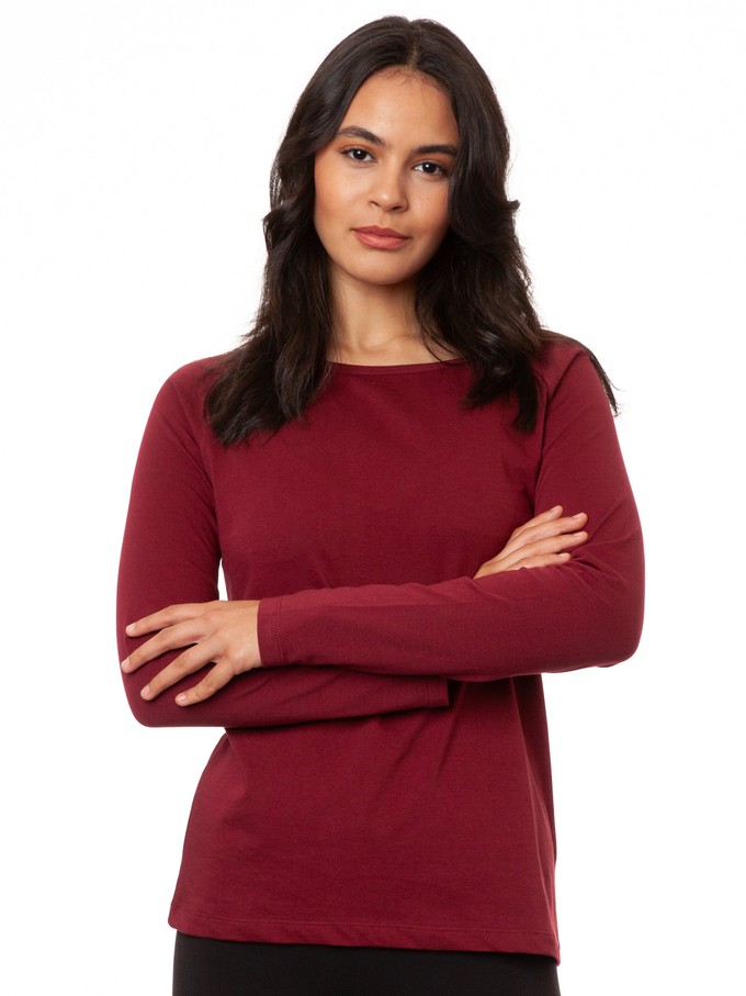 Raglan Longsleeve chestnut from FellHerz T-Shirts - bio, fair & vegan
