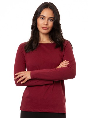 Raglan Longsleeve chestnut from FellHerz T-Shirts - bio, fair & vegan