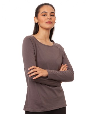 Raglan Longsleeve volcanic grey from FellHerz T-Shirts - bio, fair & vegan