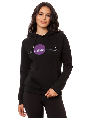 Sunrise Hoodie black from FellHerz T-Shirts - bio, fair & vegan