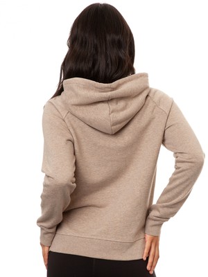 Glücksklee Hoodie heather sand from FellHerz T-Shirts - bio, fair & vegan
