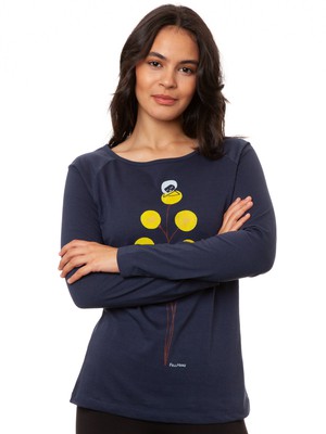 Raglan Longsleeve Just relax moonlit from FellHerz T-Shirts - bio, fair & vegan