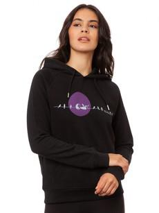 Sunrise Hoodie black via FellHerz T-Shirts - bio, fair & vegan