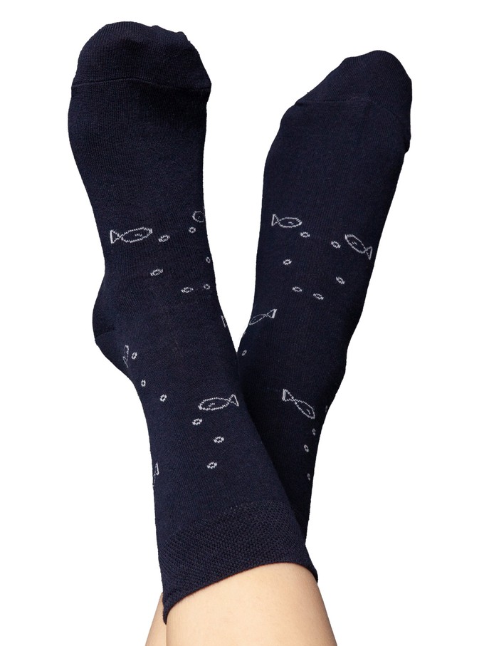 Socks with organic cotton anchor midnight from FellHerz T-Shirts - bio, fair & vegan
