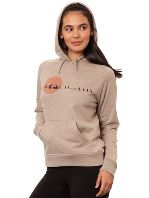 Sunrise Hoodie heather sand from FellHerz T-Shirts - bio, fair & vegan