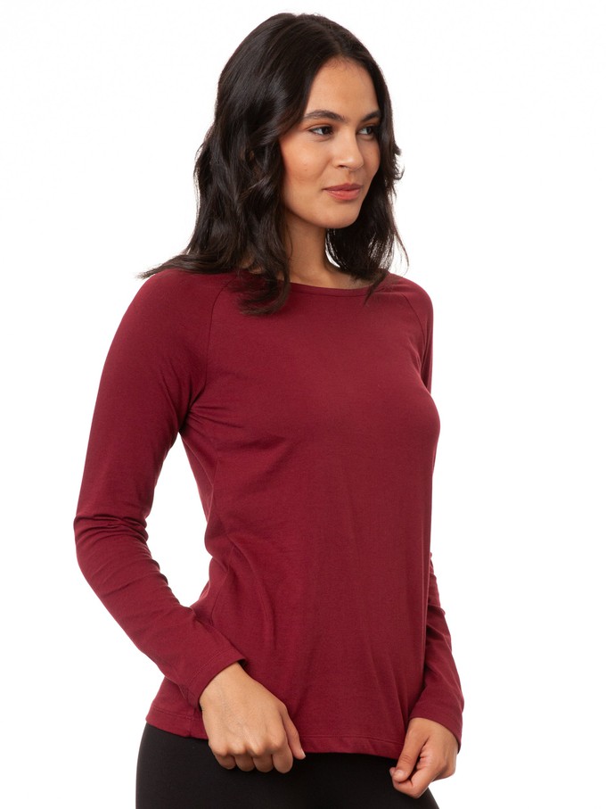 Raglan Longsleeve chestnut from FellHerz T-Shirts - bio, fair & vegan