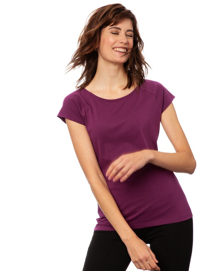 Cap Sleeve berry from FellHerz T-Shirts - bio, fair & vegan