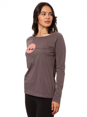 Raglan Longsleeve Sunrise volcanic grey from FellHerz T-Shirts - bio, fair & vegan