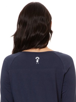Raglan Longsleeve Just relax moonlit from FellHerz T-Shirts - bio, fair & vegan