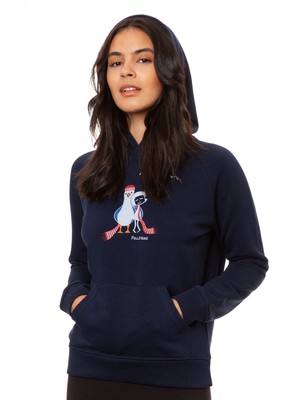 Möwen-Liebe Hoodie navy from FellHerz T-Shirts - bio, fair & vegan