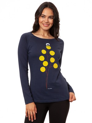 Raglan Longsleeve Just relax moonlit from FellHerz T-Shirts - bio, fair & vegan