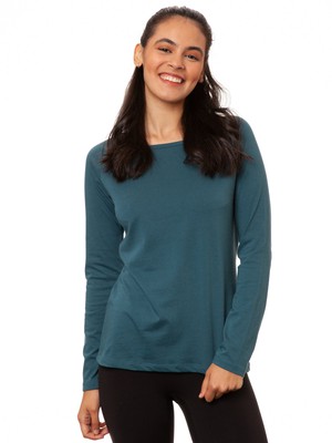 Raglan Longsleeve atlantic teal from FellHerz T-Shirts - bio, fair & vegan