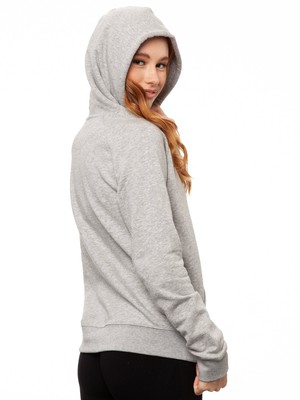 Möwen-Liebe Hoodie heather grey from FellHerz T-Shirts - bio, fair & vegan