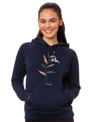Book Lover Hoodie navy from FellHerz T-Shirts - bio, fair & vegan