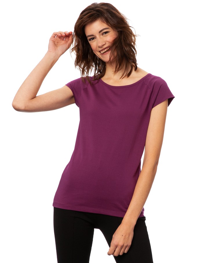 Cap Sleeve berry from FellHerz T-Shirts - bio, fair & vegan