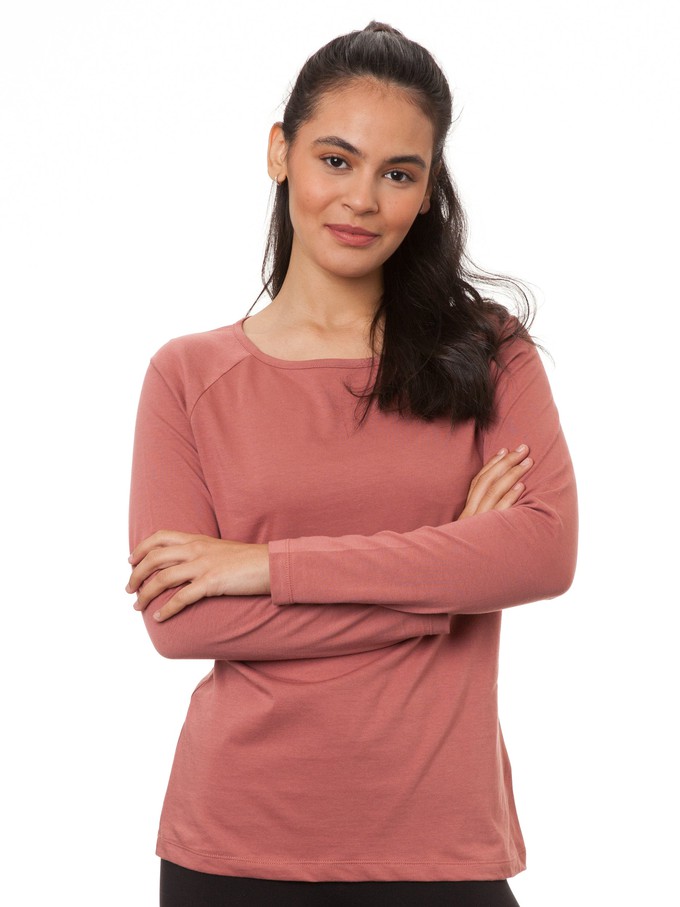 Raglan Longsleeve canyan rose from FellHerz T-Shirts - bio, fair & vegan