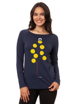Raglan Longsleeve Just relax moonlit from FellHerz T-Shirts - bio, fair & vegan