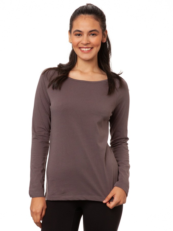 Raglan Longsleeve volcanic grey from FellHerz T-Shirts - bio, fair & vegan