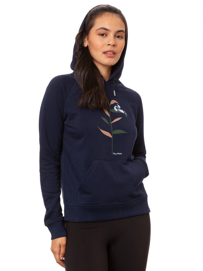 Book Lover Hoodie navy from FellHerz T-Shirts - bio, fair & vegan