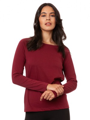 Raglan Longsleeve chestnut from FellHerz T-Shirts - bio, fair & vegan