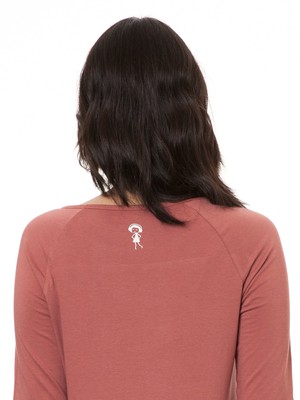 Raglan Longsleeve canyan rose from FellHerz T-Shirts - bio, fair & vegan