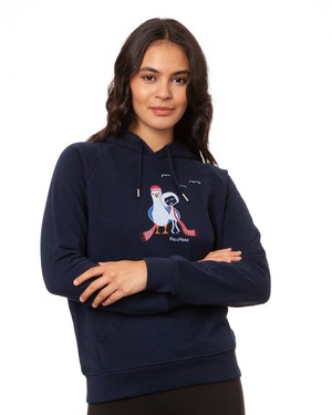 Möwen-Liebe Hoodie navy from FellHerz T-Shirts - bio, fair & vegan