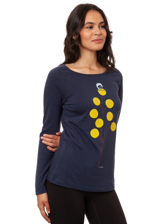 Raglan Longsleeve Just relax moonlit from FellHerz T-Shirts - bio, fair & vegan