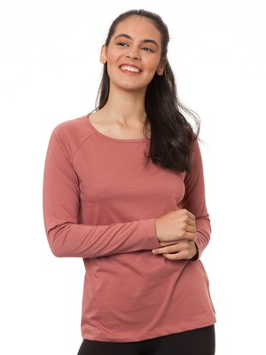 Raglan Longsleeve canyan rose from FellHerz T-Shirts - bio, fair & vegan