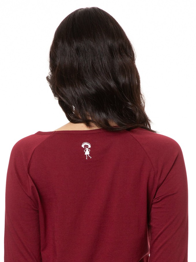 Raglan Longsleeve chestnut from FellHerz T-Shirts - bio, fair & vegan