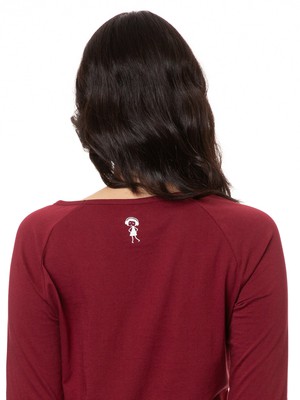 Raglan Longsleeve chestnut from FellHerz T-Shirts - bio, fair & vegan