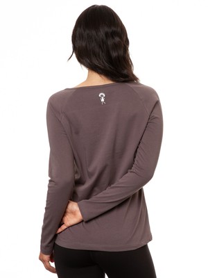 Raglan Longsleeve volcanic grey from FellHerz T-Shirts - bio, fair & vegan