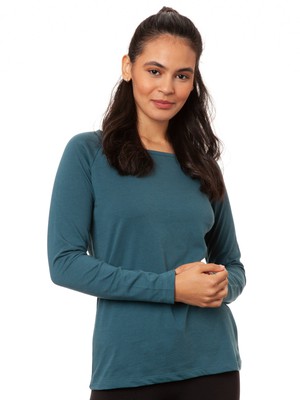 Raglan Longsleeve atlantic teal from FellHerz T-Shirts - bio, fair & vegan