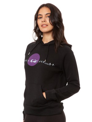 Sunrise Hoodie black from FellHerz T-Shirts - bio, fair & vegan
