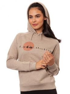 Sunrise Hoodie heather sand via FellHerz T-Shirts - bio, fair & vegan