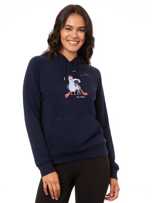Möwen-Liebe Hoodie navy from FellHerz T-Shirts - bio, fair & vegan