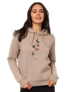 Glücksklee Hoodie heather sand via FellHerz T-Shirts - bio, fair & vegan