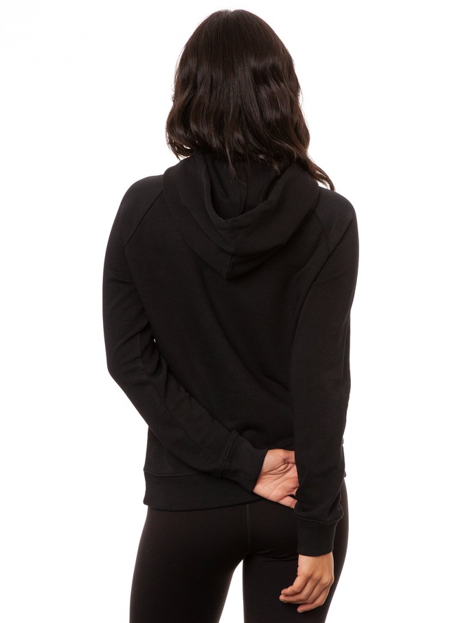 Camping Girl Hoodie black from FellHerz T-Shirts - bio, fair & vegan