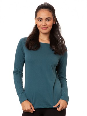 Raglan Longsleeve atlantic teal from FellHerz T-Shirts - bio, fair & vegan
