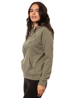 Seiltanz Hoodie heather khaki from FellHerz T-Shirts - bio, fair & vegan