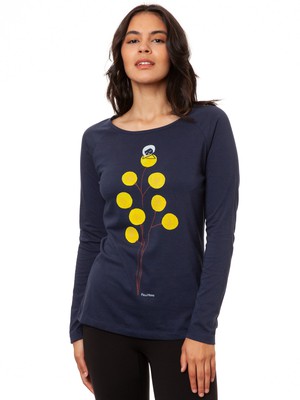 Raglan Longsleeve Just relax moonlit from FellHerz T-Shirts - bio, fair & vegan