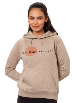 Sunrise Hoodie heather sand from FellHerz T-Shirts - bio, fair & vegan