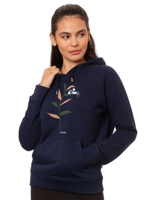 Book Lover Hoodie navy from FellHerz T-Shirts - bio, fair & vegan