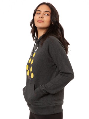 Just relax Hoodie dark heather grey from FellHerz T-Shirts - bio, fair & vegan