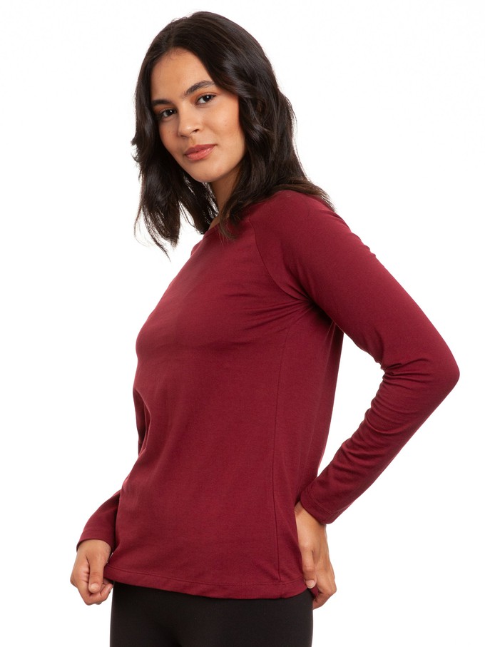 Raglan Longsleeve chestnut from FellHerz T-Shirts - bio, fair & vegan