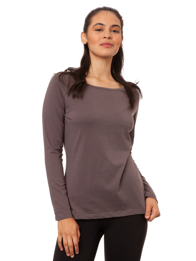 Raglan Longsleeve volcanic grey from FellHerz T-Shirts - bio, fair & vegan