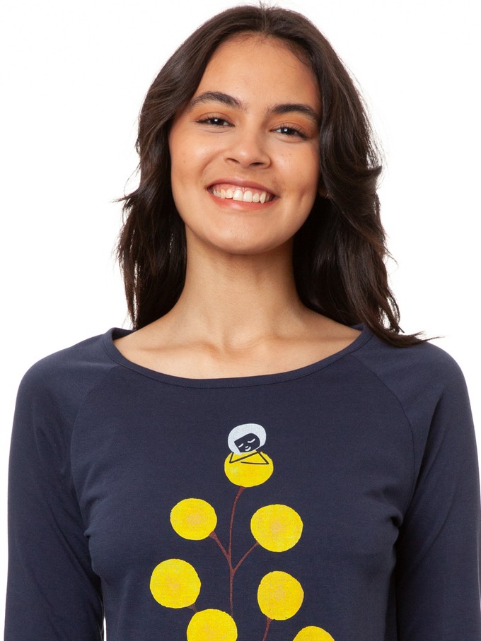 Raglan Longsleeve Just relax moonlit from FellHerz T-Shirts - bio, fair & vegan